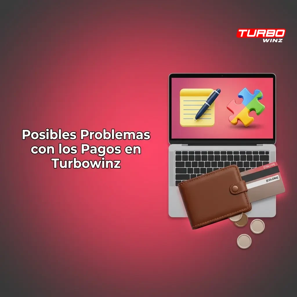 Illustration of common payment issues on Turbowinz, including rejected deposits, delays, and bonus problems.