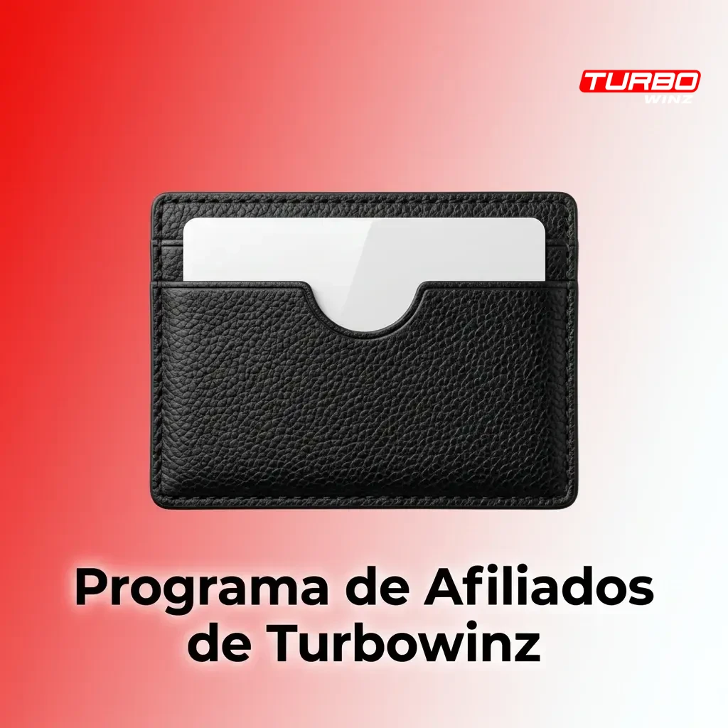 Turbowinz affiliate program dashboard showing commission models, real-time reports, and partner tools for Spanish marketers.