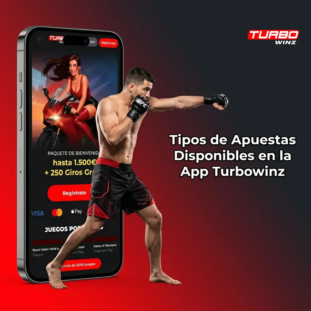 Betting app interface showing simple, accumulator, live, triple, and handicap bet types available on Turbowinz