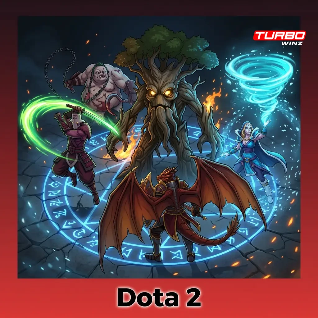Dota 2 competitive esports scene with players battling in an intense match during a major tournament event.