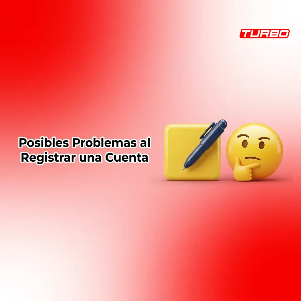 Person encountering registration errors on a platform, with solutions for common sign-up problems listed nearby.